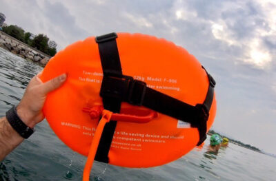 Swim Secure Tow Donut - Inflatable Swimming Buoy and Drybag