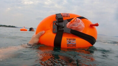 Swim Secure Tow Donut - Inflatable Swimming Buoy and Drybag